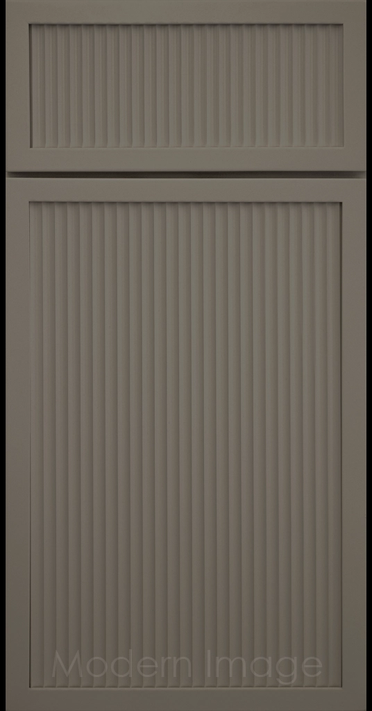 Wind - Matte finished Arcadia Cove Cabinet Door featuring a Narrow Frame and Fluted Center Panel.